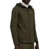 Puma - Evostripe - Sweatshirt - Zwart - DryCELL, Volledige Ritssluiting, Kangoeroezak