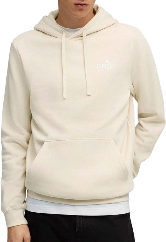 Puma - Essential 1 Logo Hoodie - Beige - Katoen