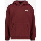 Puma Essentials Small Logo kinder hoodie rood - Maat 176