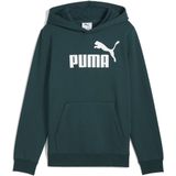 Puma - Essential 1 Logo Hoodie - Groen - Katoen/Polyester