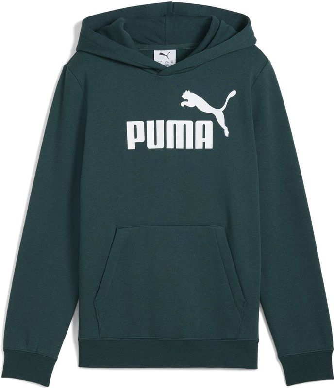 Puma - Essential 1 Logo Hoodie - Groen - Katoen/Polyester