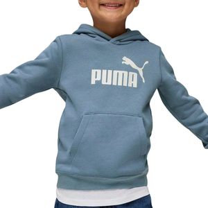 PUMA - Hoodie - Grijs - Fleece - Capuchon met Jerseyvoering