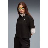 PUMA - T-shirt - Zwart - Katoen - Normale Pasvorm