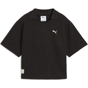 PUMA - T-shirt - Zwart - Katoen - Normale Pasvorm