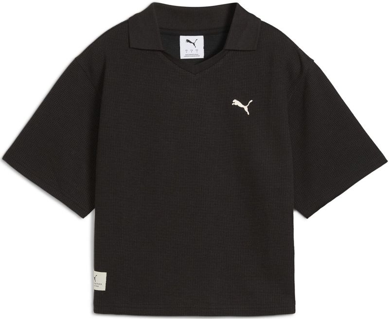 PUMA - T-shirt - Zwart - Katoen - Normale Pasvorm