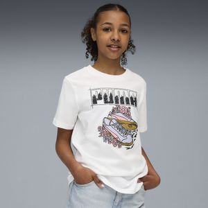 PUMA - Graphic T-shirt - Wit - Dames