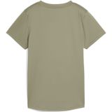 Puma - Tad Essential V-Neck T-Shirt - Groen - Dames