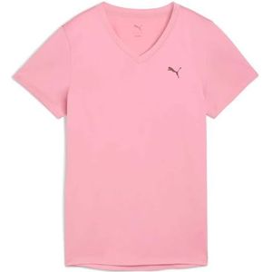 Puma - Tad Essential V-Neck T-Shirt - Roze - Dames