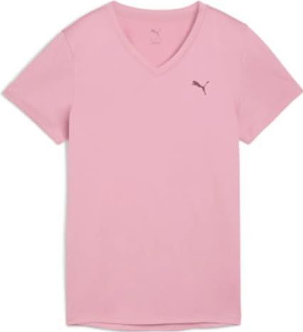 Puma - Tad Essential V-Neck T-Shirt - Roze - Dames