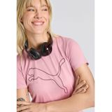 PUMA - TAD ESSENTIAL - Sportshirt - Poised Pink Heather