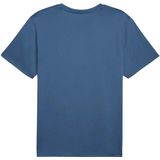 Puma - Tad Essentials Cat - T-Shirt - Blauw - Ademend Materiaal