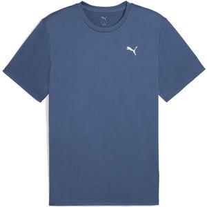 Puma - Tad Essentials Cat - T-Shirt - Blauw - Ademend Materiaal