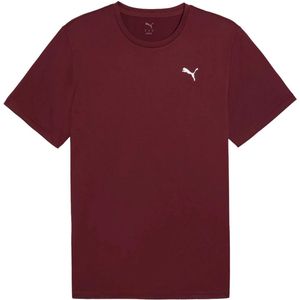 Puma - Tad Essentials Cat - T-Shirt - Rood - Zacht en Ademend Materiaal