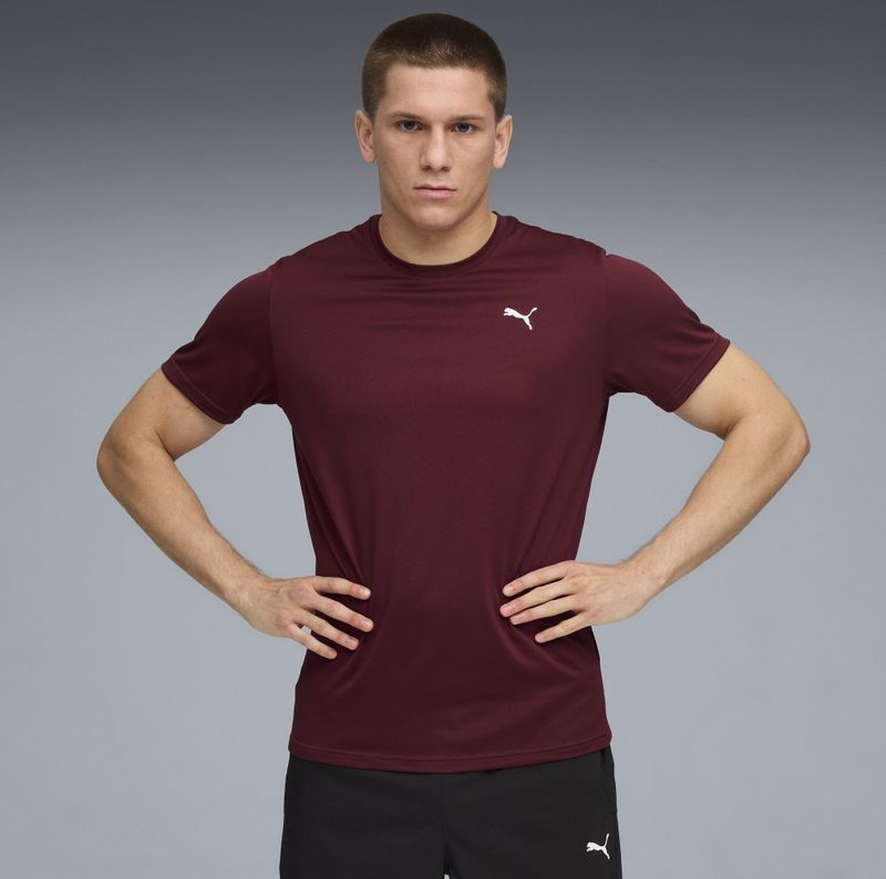 Puma - Tad Essentials Cat - T-shirt - Rood - Heren