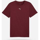 Puma - Tad Essentials Cat - T-Shirt - Rood - Ademend Materiaal