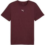 Puma - Tad Essentials Cat - T-Shirt - Rood - Ademend Materiaal