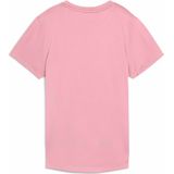 Puma - Tad Essential Crew T-Shirt - Roze - 100% Gerecycled Polyester