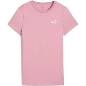 Puma - Essential 1 Logo T-Shirt - Roze - Ademend Materiaal