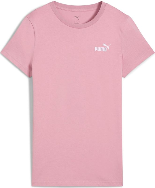 Puma - Essential 1 Logo T-Shirt - Roze - Ademend Materiaal