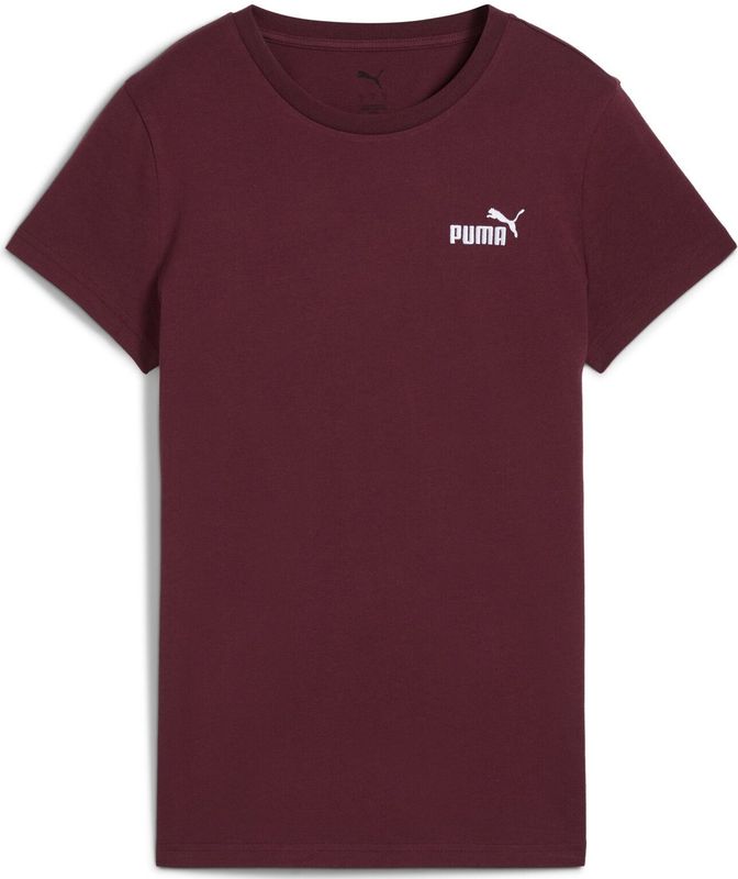 Puma - Essential 1 Logo T-Shirt - Rood - Katoen