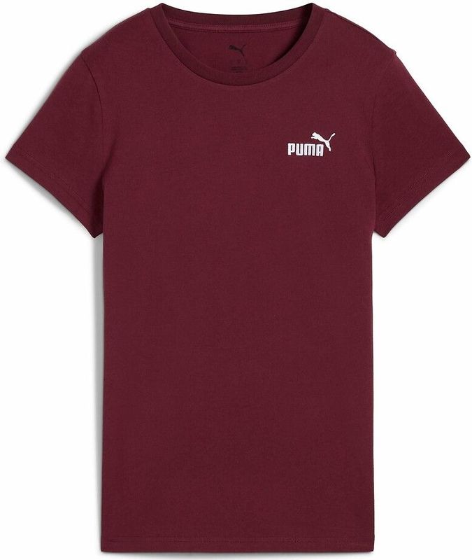Puma - Essential 1 Logo T-Shirt - Rood - Katoen
