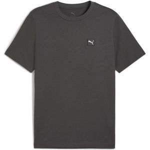 Puma - Essential Elevated T-Shirt - Grijs - Ademend Materiaal