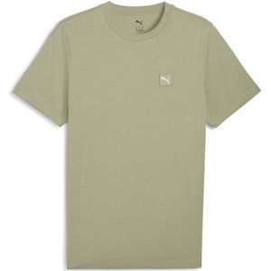 Puma - Essential Elevated T-Shirt - Groen - Ademend Materiaal