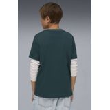 PUMA - T-shirt - Zwart - Katoen - Ronde Hals Korte Mouwen