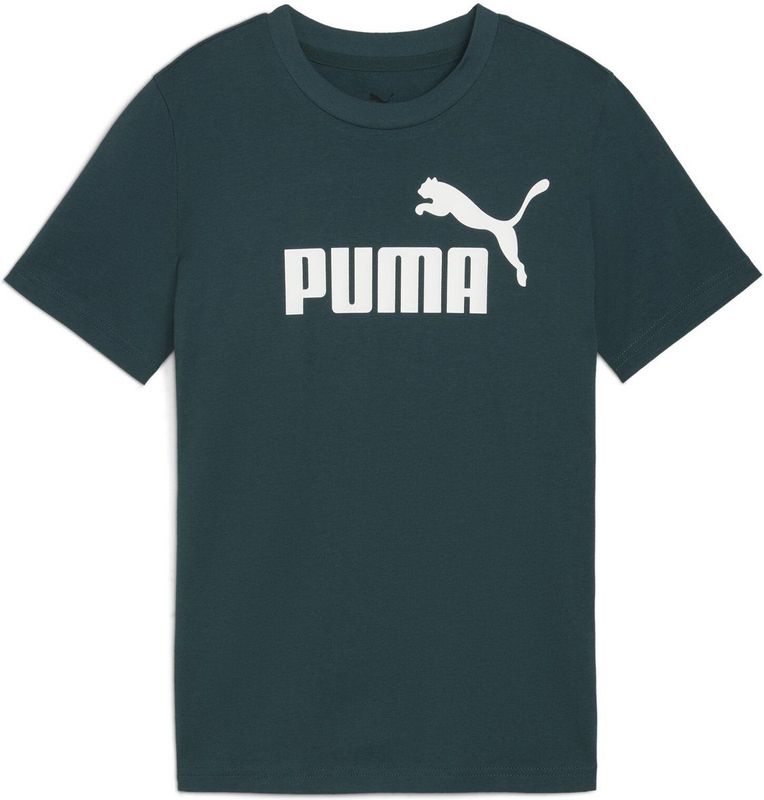 PUMA - T-shirt - Zwart - Katoen - Ronde Hals Korte Mouwen