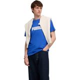 PUMA - ESS NO. 1 LOGO TEE - T-shirt - Mountain blue