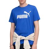 PUMA - ESS NO. 1 LOGO TEE - T-shirt - Mountain blue