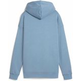 Puma - Essential Relaxed Hoodie - Dames - Blauw - Ademend Materiaal