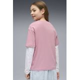 PUMA - Boxy T-shirt - Zwart - Katoen - Ronde Hals - Korte Mouwen