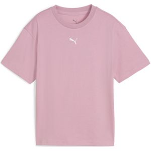 PUMA - Boxy T-shirt - Zwart - Katoen - Ronde Hals - Korte Mouwen