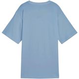 PUMA ESS Relaxed T-shirt voor Dames, Blauw, Maat XXS