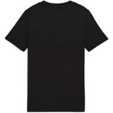 Puma - T-shirt - Zwart - Katoen - Ronde Hals - Korte Mouwen