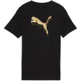 Puma - T-shirt - Zwart - Katoen - Ronde Hals - Korte Mouwen