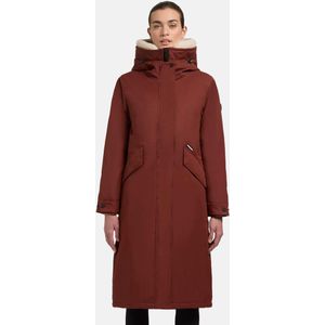 khujo Wintermantel 'Agneta-YM '  roestbruin