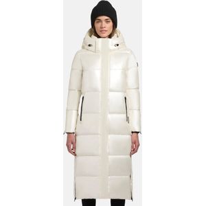 khujo Wintermantel  zwart / wit