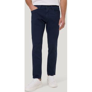 Pierre Cardin - C3 5-Pocket Broek - Blauw - Katoen/Elastaan