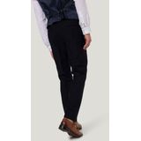 Stoffen broek met bandplooien, model 'Ryan'