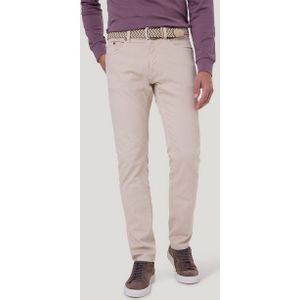 Pierre Cardin - Jeans - Bruin - Katoen/Polyester/Elastaan - Ruime Pasvorm