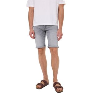 Pierre Cardin - Bermuda - Grijs - Denim - Regular Fit