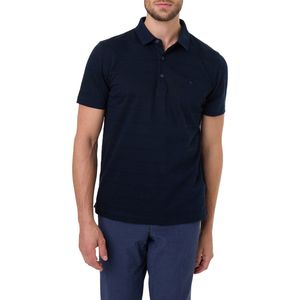 Pierre Cardin - Poloshirt - Donkerblauw - 100% Katoen - Normale Fit