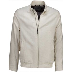 Pierre Cardin - Zomerjas - Beige - Katoen/Linnen - Bomberjack