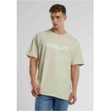 Urban Classics - UC Cursive Bold Logo Heavy Oversized Heren T-shirt - Beige