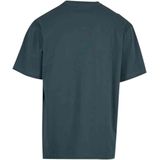 Urban Classics - UC College Logo Tall Heren T-shirt - Groen