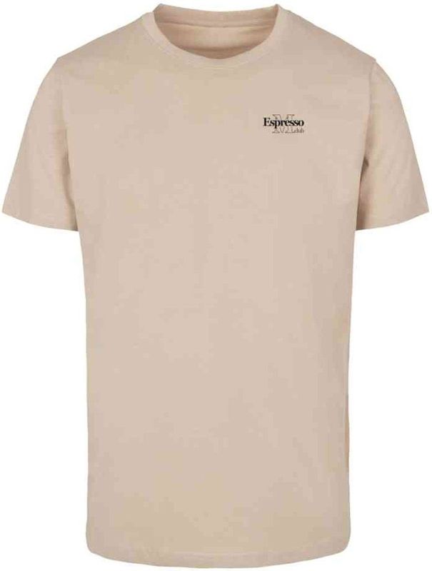 Mister Tee - Mt3137 - T-shirt - Zand - Heren - Comfortabele Ronde Hals