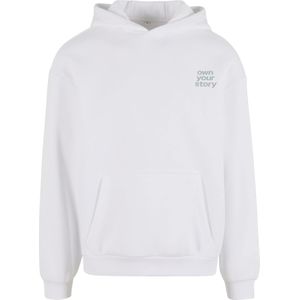 Upscale Hoodie - Wit met Capuchon en Kangoeroezak