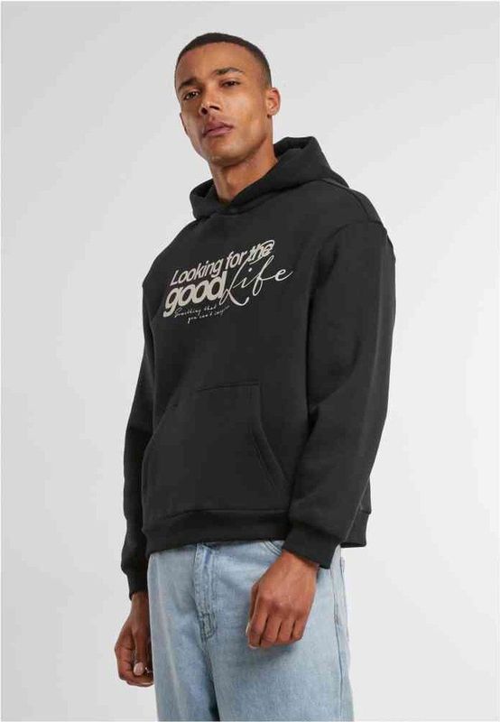 Mister Tee Upscale - For The Good Fluffy Hoodie/trui - Zwart